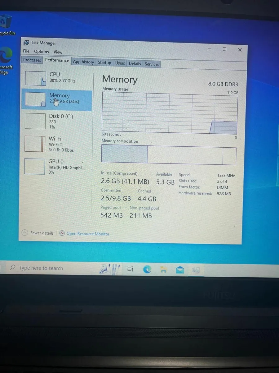 Laptop FUJITSU LIFEBOOK A544 - Image 4
