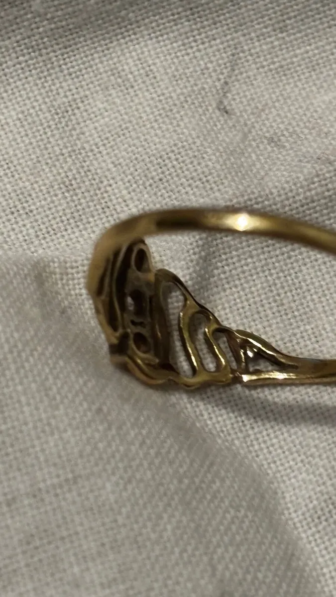 Antique 9ct gold ring - Image 4