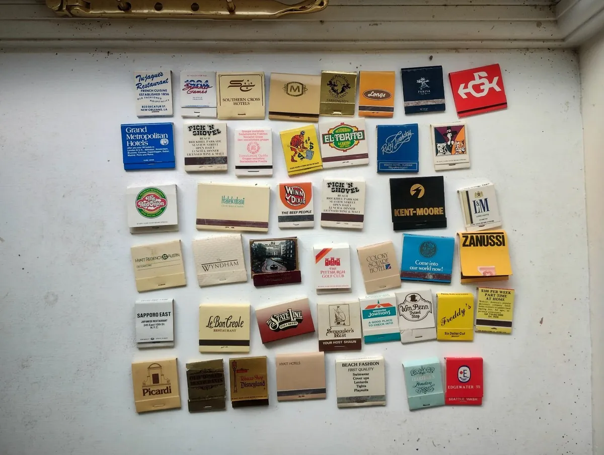 Match boxes and Match books.  62 items - Image 1