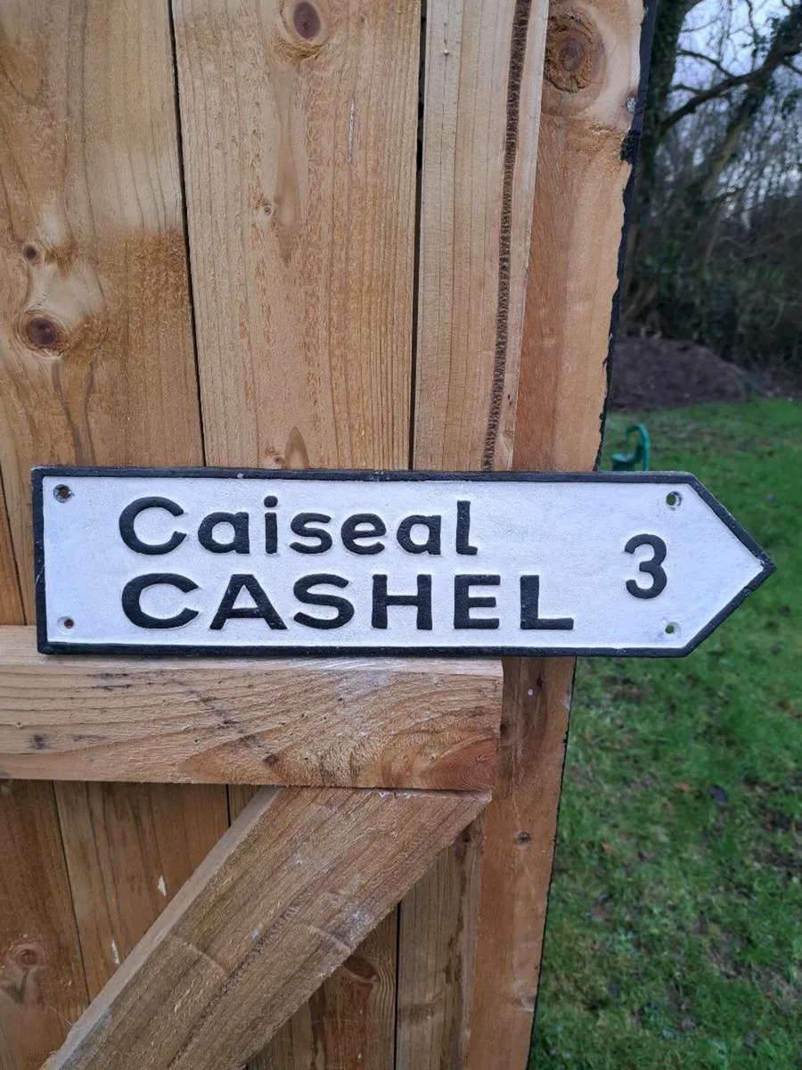 Cashal  cast iron sign