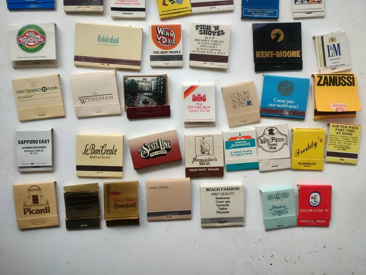 Match boxes and Match books.  62 items - Image 4
