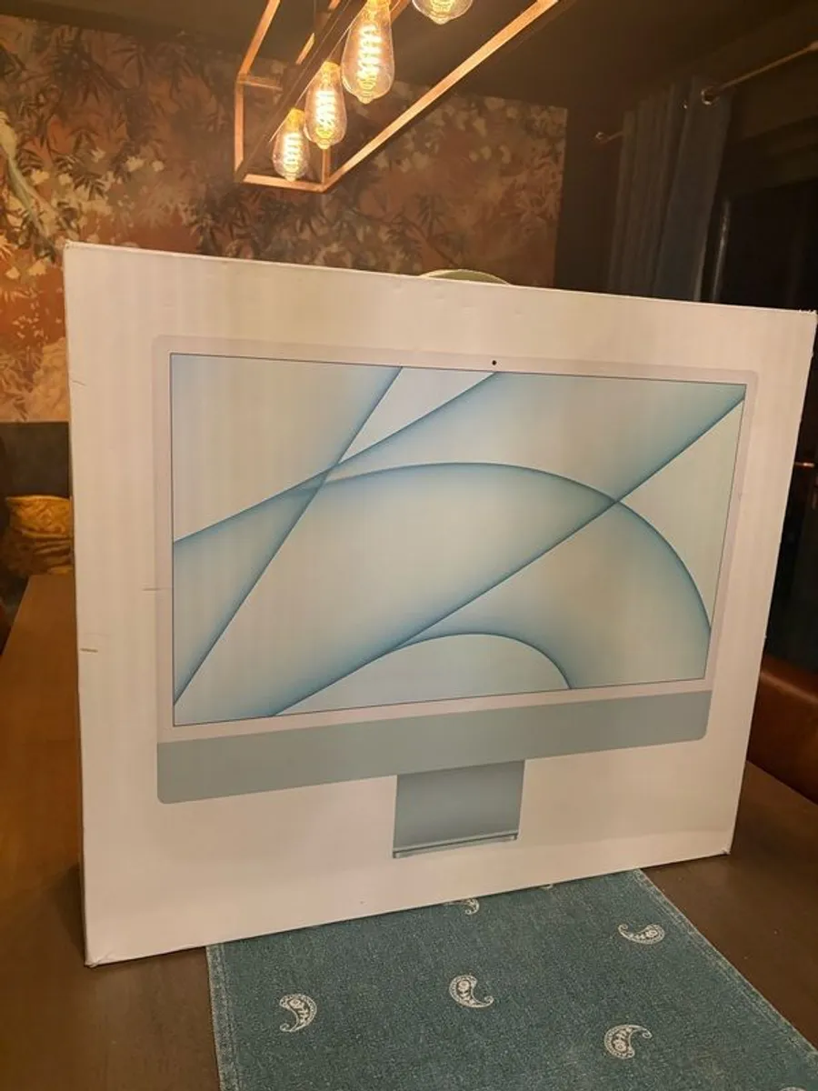 Apple iMac 2021 M1 24" 16GB 256GB SSD Green - Image 1