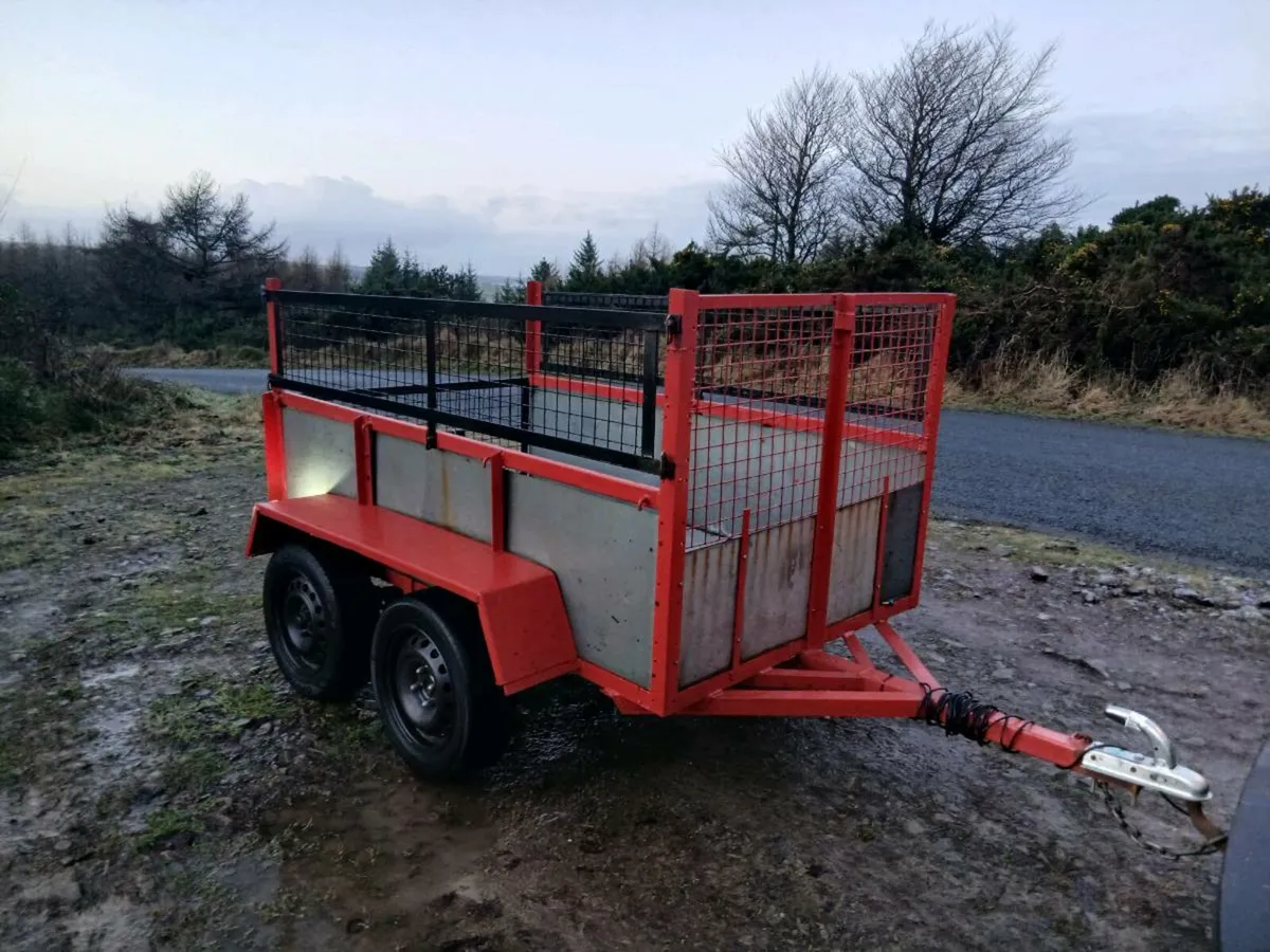 7 x 4 double axle trailerv - Image 1