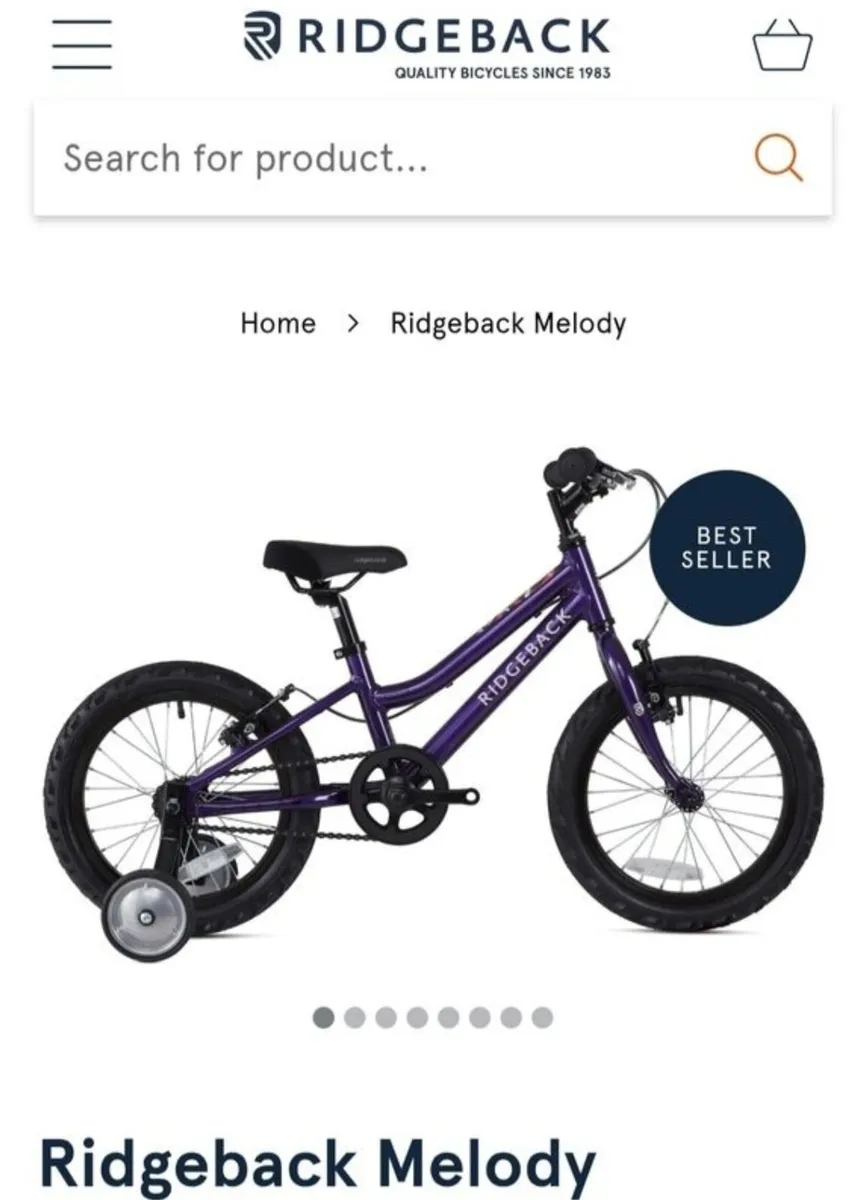 Ridgeback Melody 16inch Kids Bicycle - Image 3