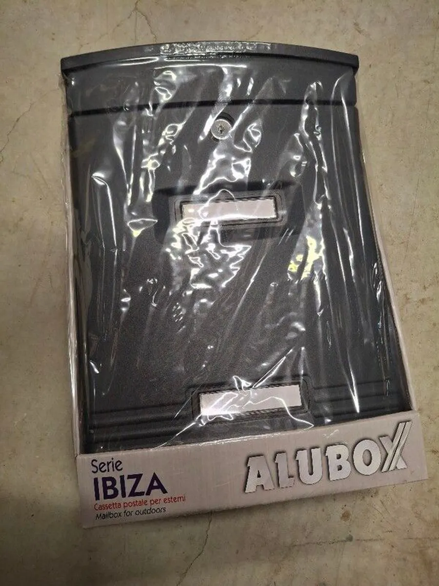 Post box Alubox Ibiza Italian Made Letterbox - Image 1