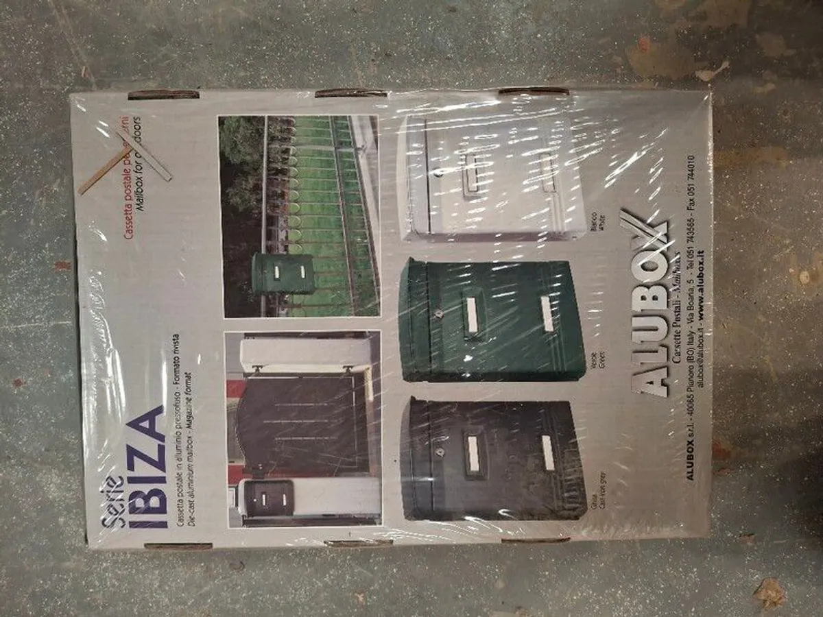 Post box Alubox Ibiza Italian Made Letterbox - Image 2