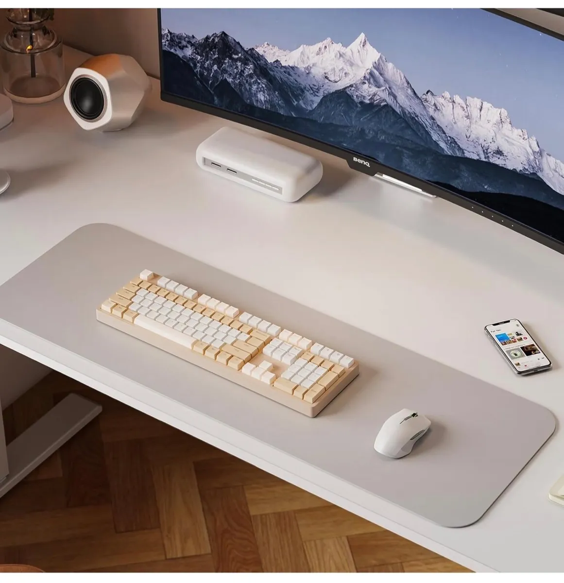 100 x 60 cm Standing Desk, Electric Height Adjusta - Image 2