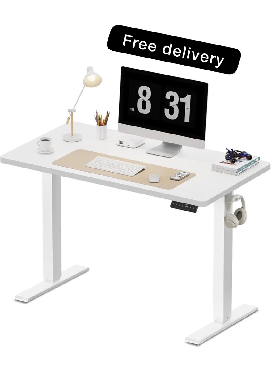 100 x 60 cm Standing Desk, Electric Height Adjusta - Image 1