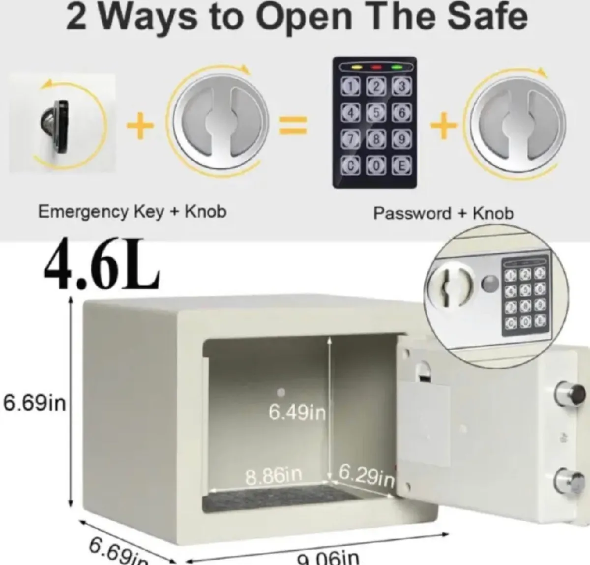 Digital Steel Safe NEW - Image 3