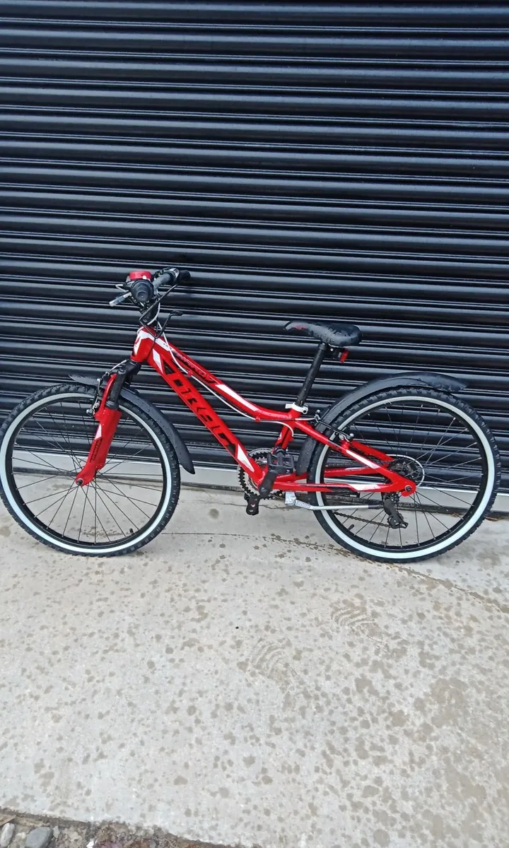 20 inch Girls red bike - Image 1