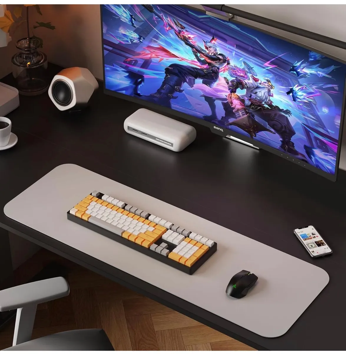 140 x 60 cm Standing Desk, Electric Height Adjusta - Image 2