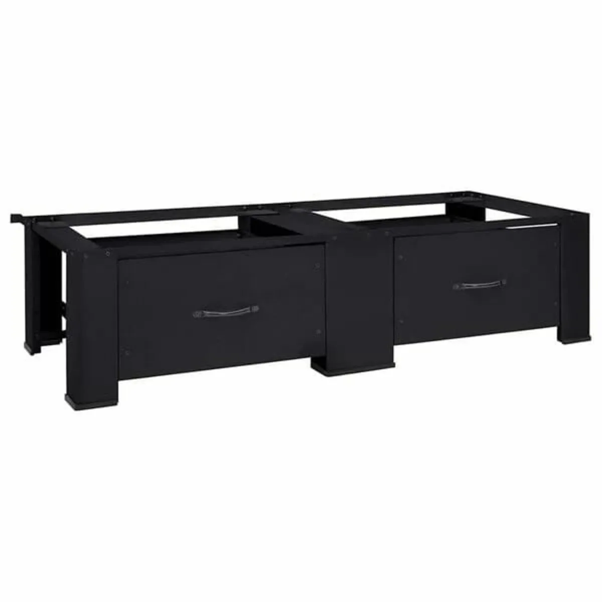 Washing Machine Pedestal 2 pcs Black 127 x 54.5 x - Image 1