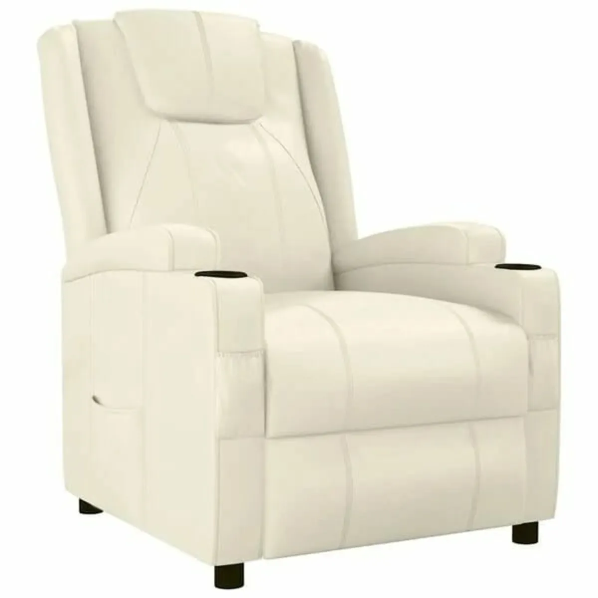 Recliner Chair Cream White Faux Leather

Specifica - Image 2