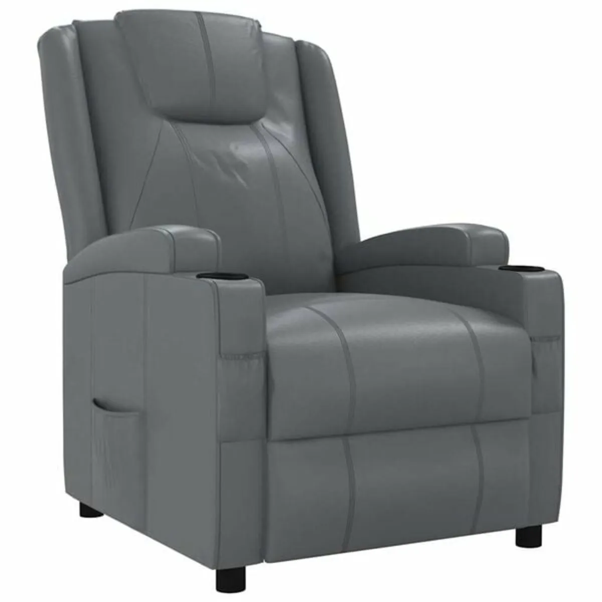 Recliner Chair Grey Faux Leather

Specifications
C - Image 1