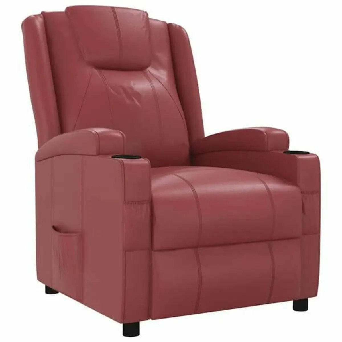 Recliner Chair Wine Red Faux Leather


Specificati - Image 2