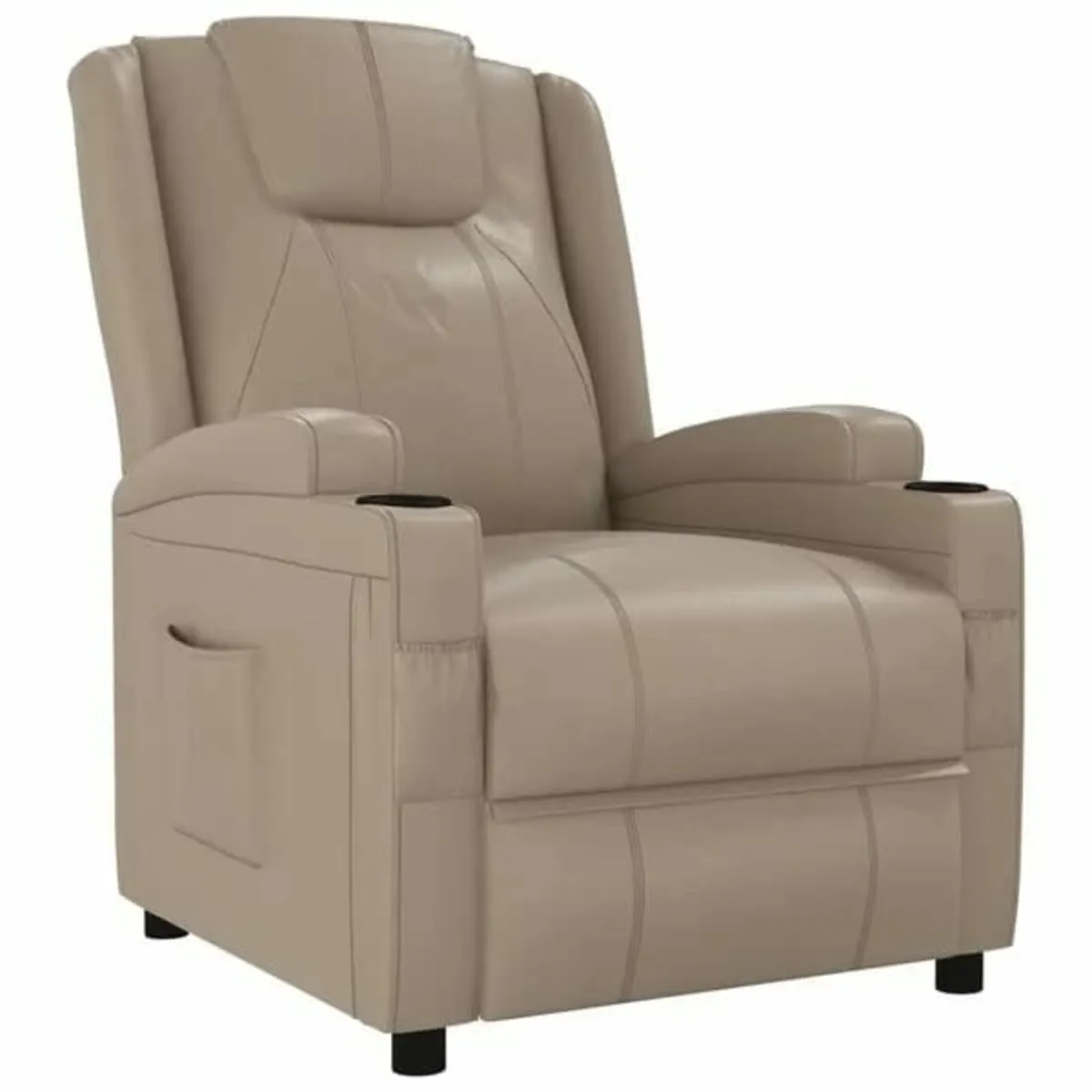 Recliner Chair Cappuccino Faux Leather

Specificat - Image 2