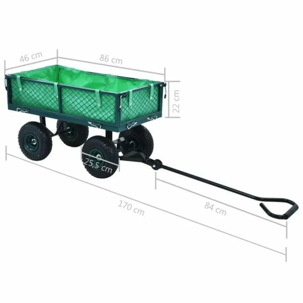 Garden Hand Trolley Green 250 kg

Description
Feat - Image 3