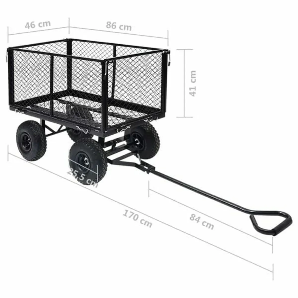 Garden Hand Trolley Black 250 kg

Description
Feat - Image 4