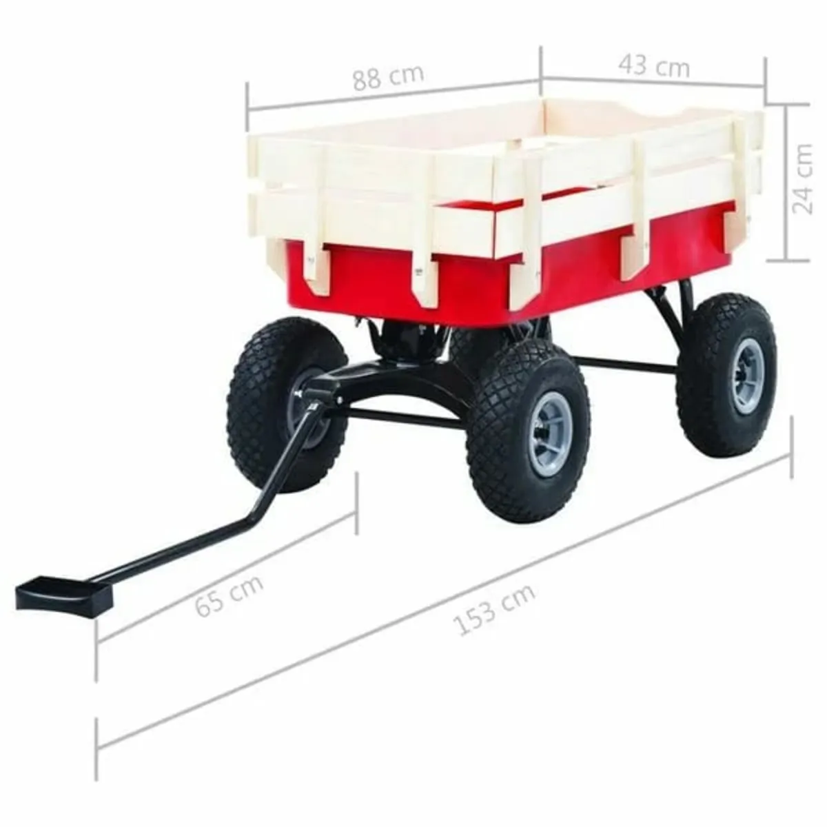 Hand Trolley 150 kg Red

Description
Featuring a d - Image 3