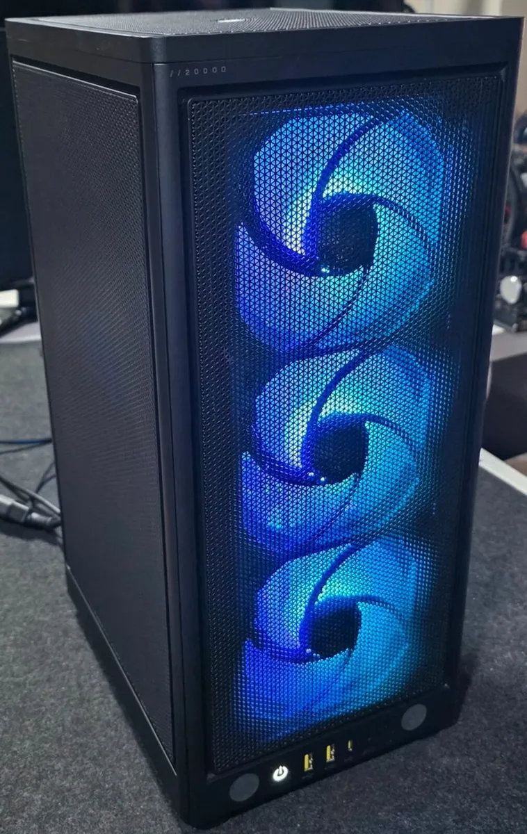 Corsair 2000 RGB Mini i5-11Gen RTX4060 Gaming PC - Image 1
