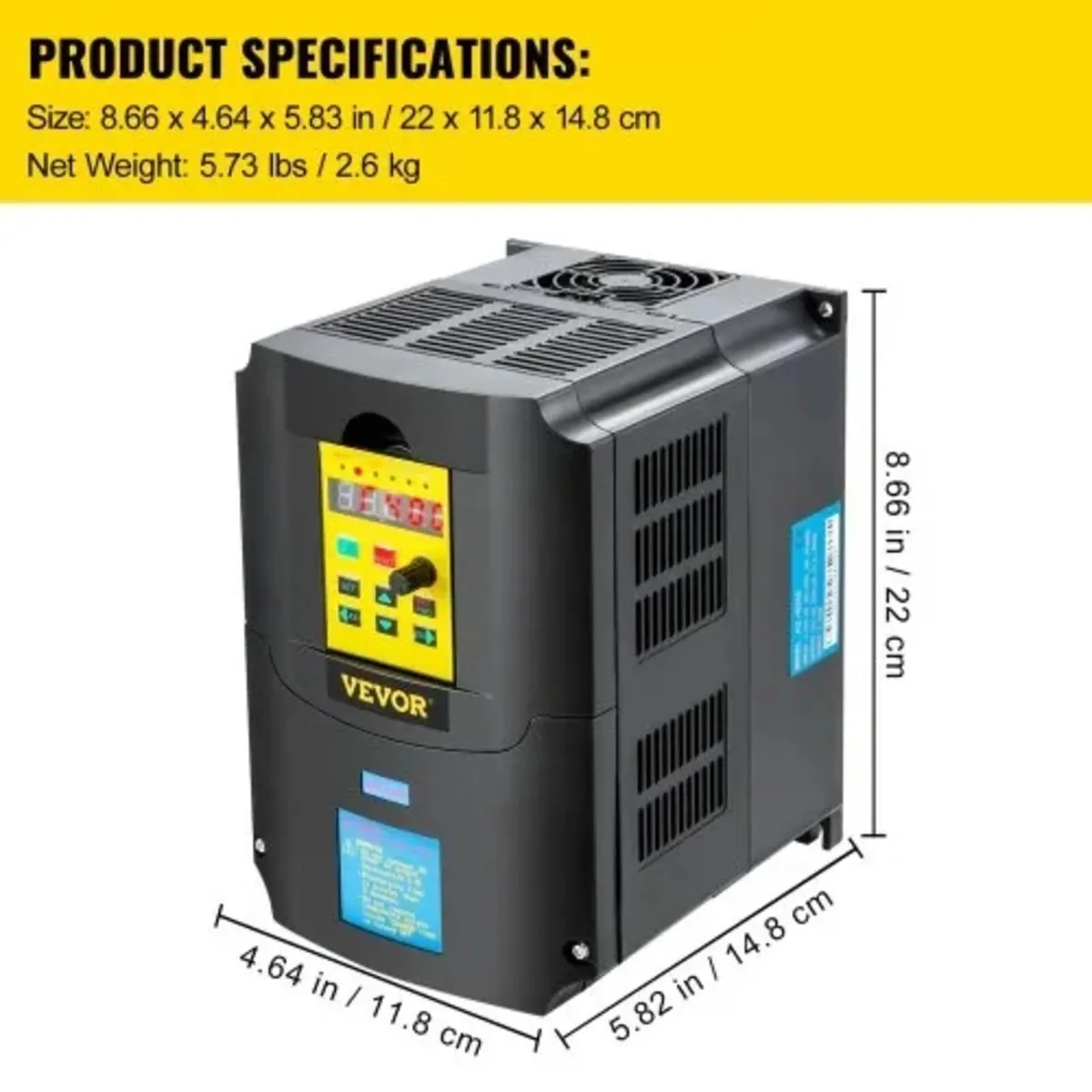 Variable Frequency Drive, AC 220V Input 4KW Variab - Image 4