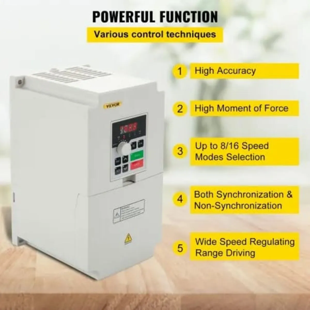 Variable Frequency Drive, AC 220V Input 7.5KW Vari - Image 4