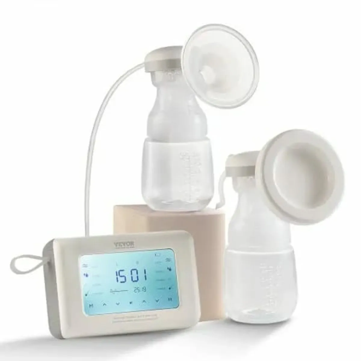 Breast Pump, Single/Double Adjustable Electric Bre - Image 1