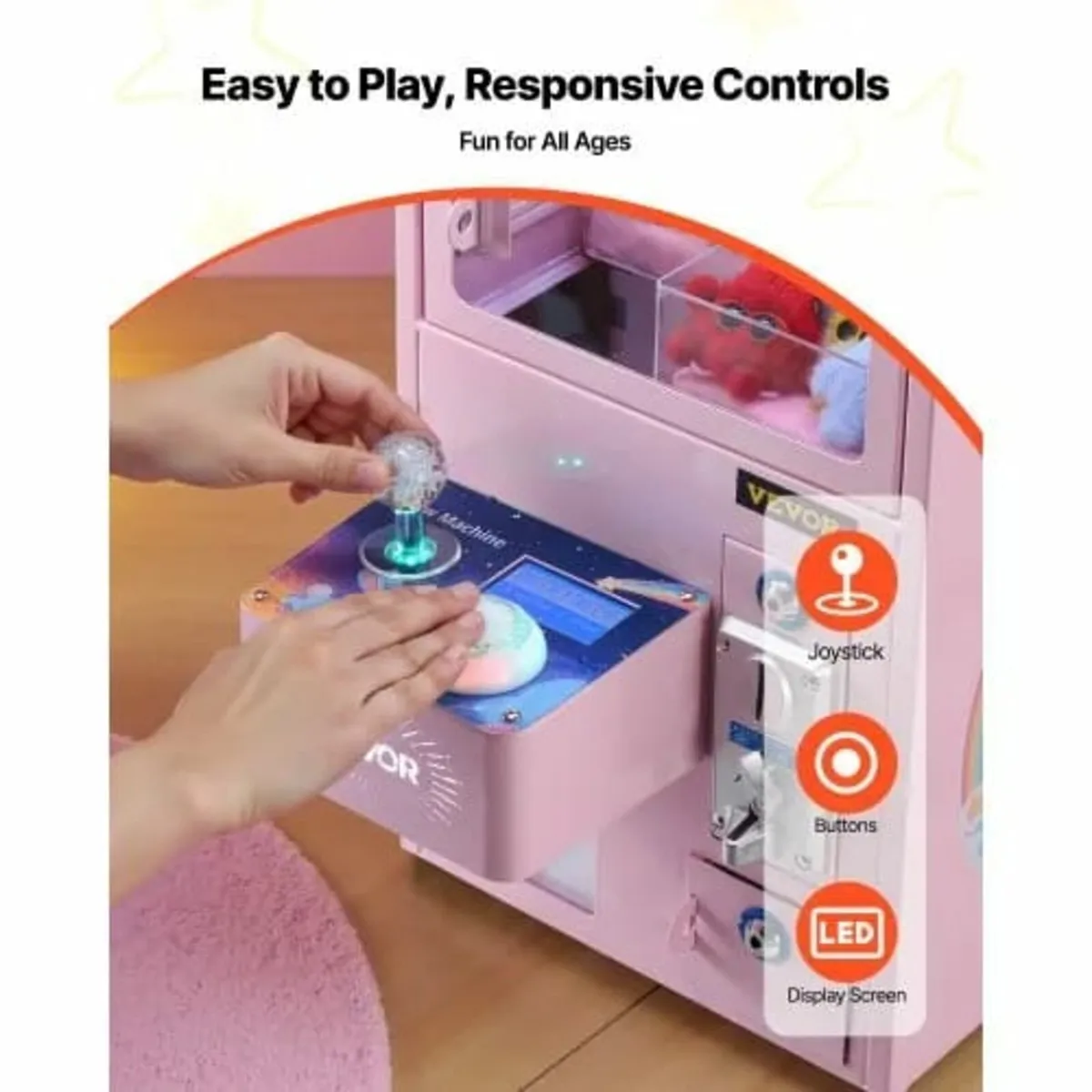 Claw Crane Machine, Medium-Sized Arcade Game Machi - Image 4