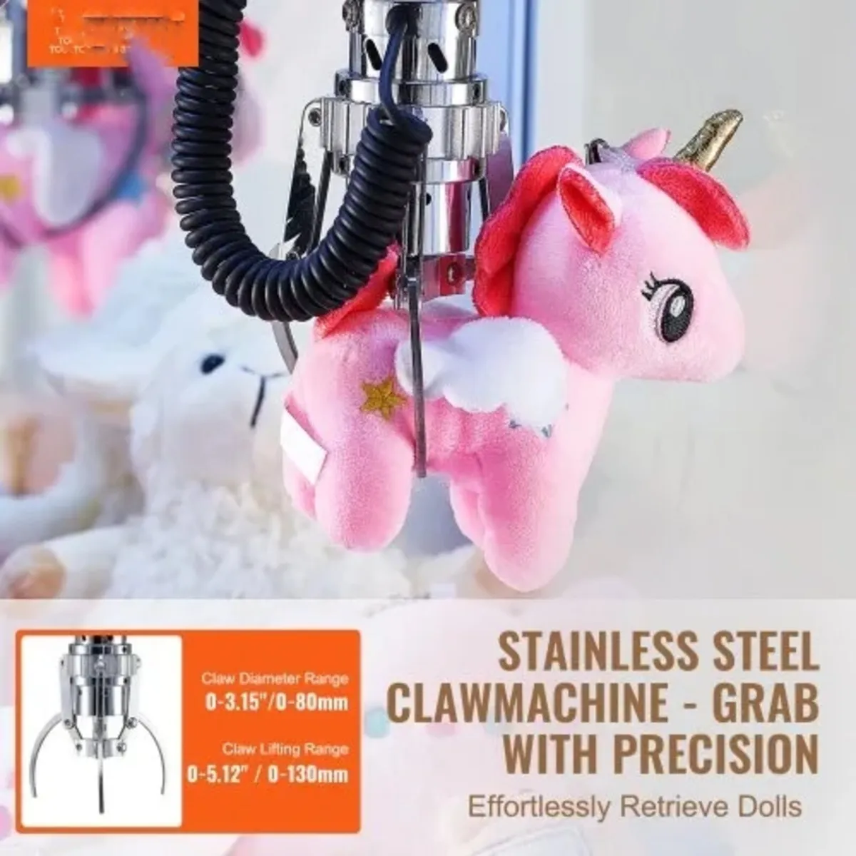 Claw Machine, 0-80mm Jaw Diameter 0-130mm Jaw lift - Image 2