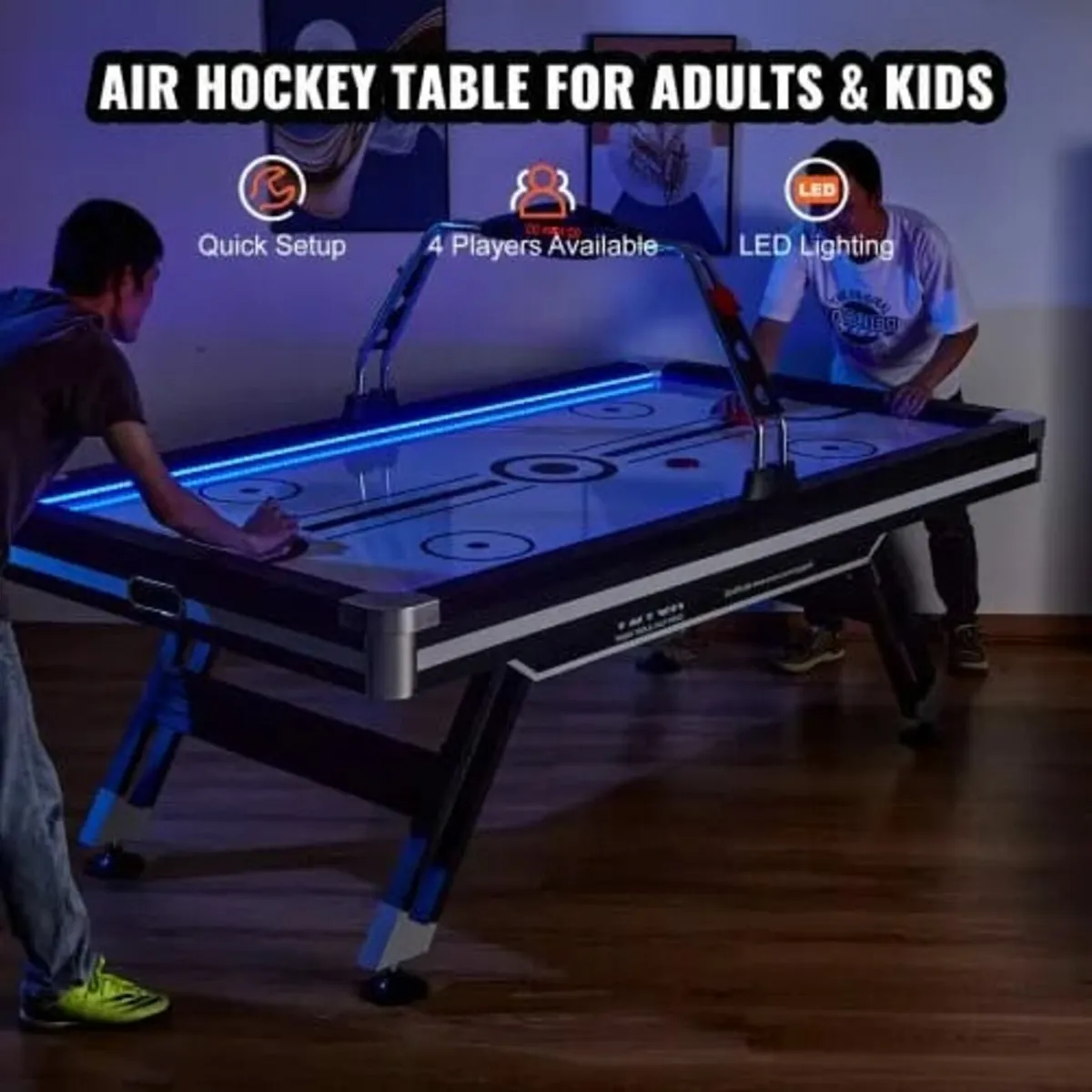 Air-Powered Hockey Table, Indoor Hockey Table for - Image 4