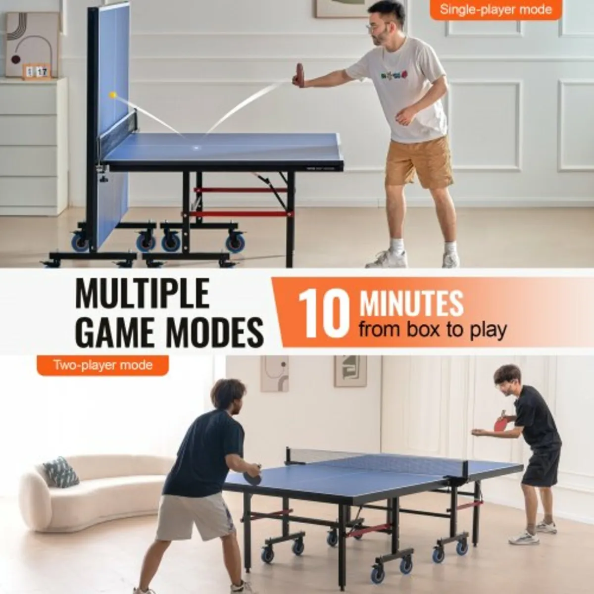 Ping Pong Table, Professional Table Tennis Game, I - Image 2
