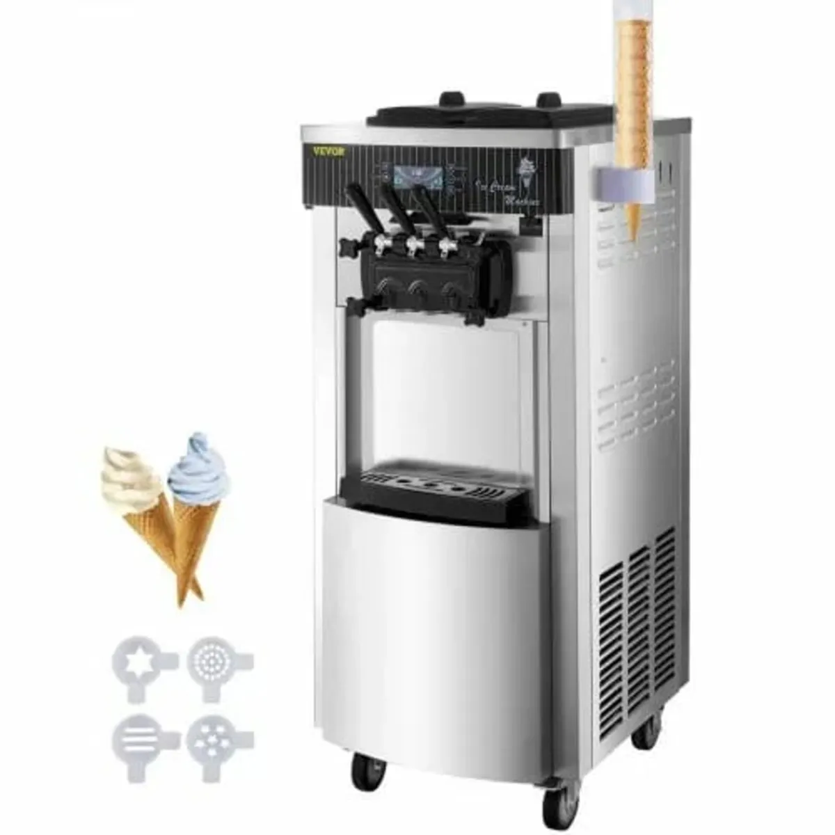 Soft Ice Cream Machine 2200W Commercial Vertical S - Image 1
