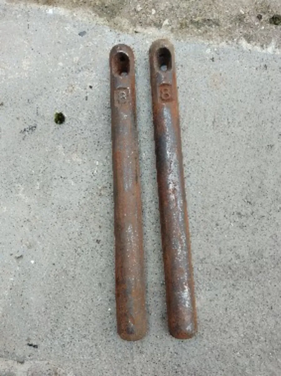 Vintage cast window weights