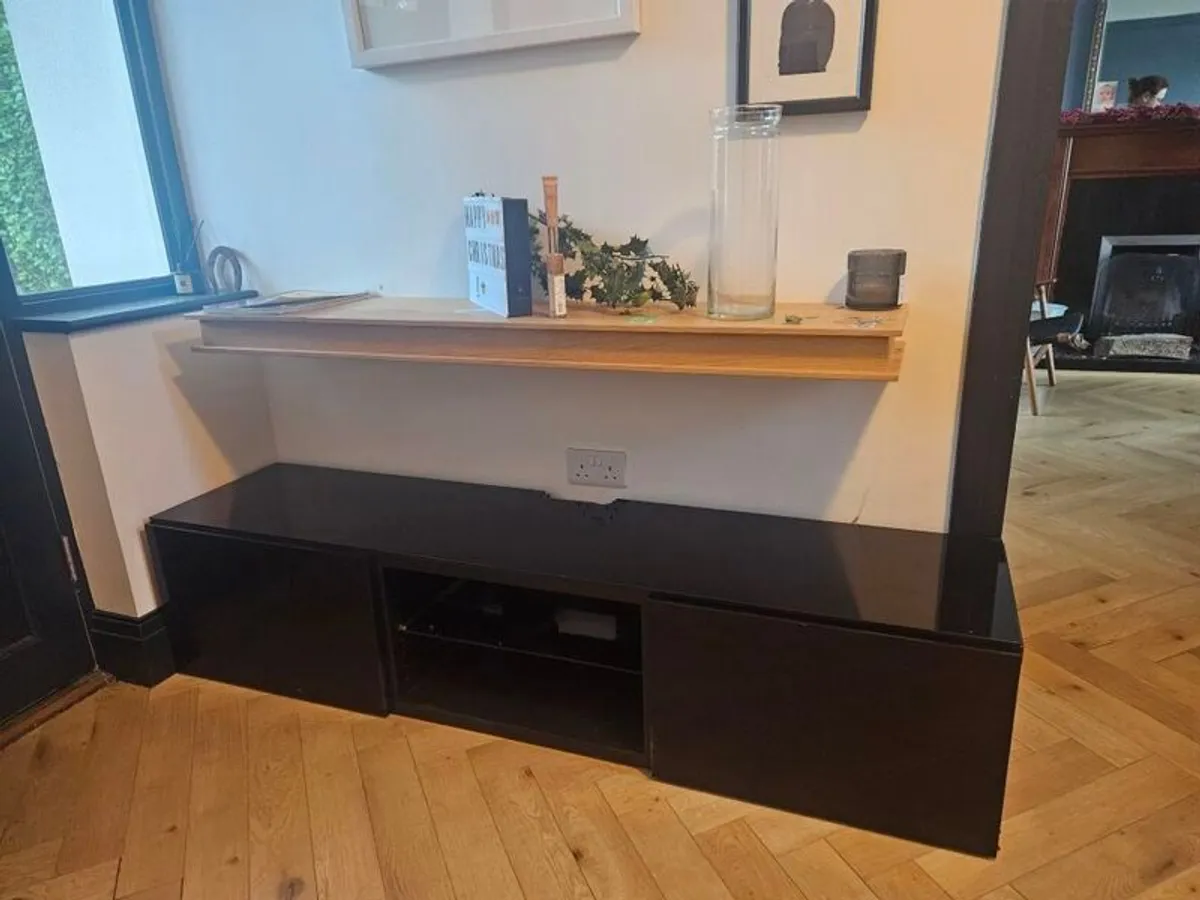 Black TV Unit - Image 1