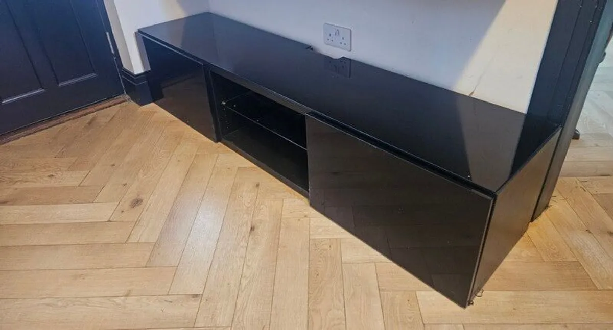 Black TV Unit - Image 3