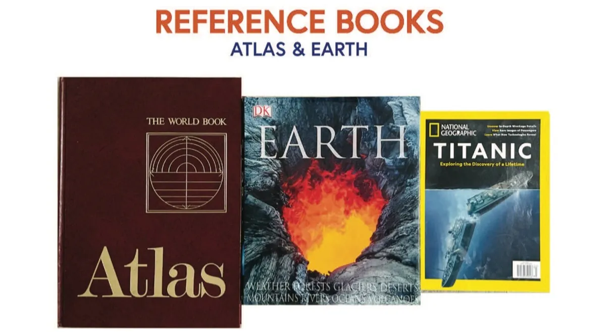 Beautiful Coffee Table Reference Books: Atlas and - Image 1