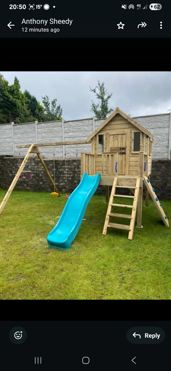 Playhouse with slide - Image 3