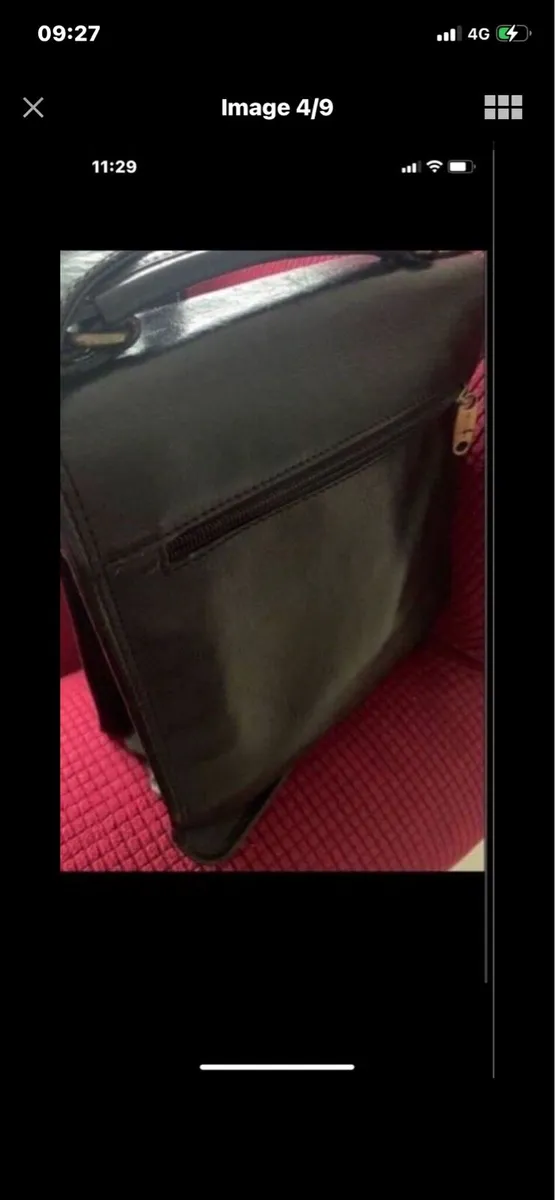 Hexagona Leather Shoulder Bag - Image 3