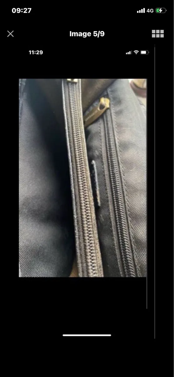 Hexagona Leather Shoulder Bag - Image 4