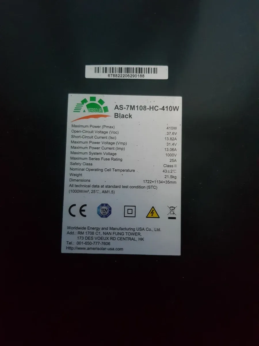 410w solar panels - black - Image 4