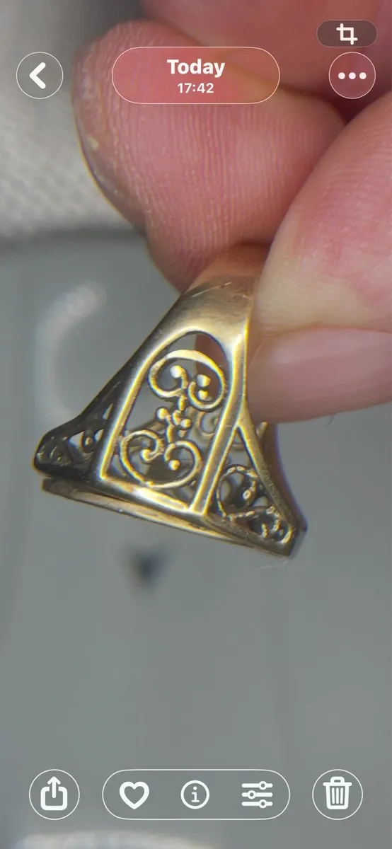 St George Medal Ring– 3.86g - Image 2