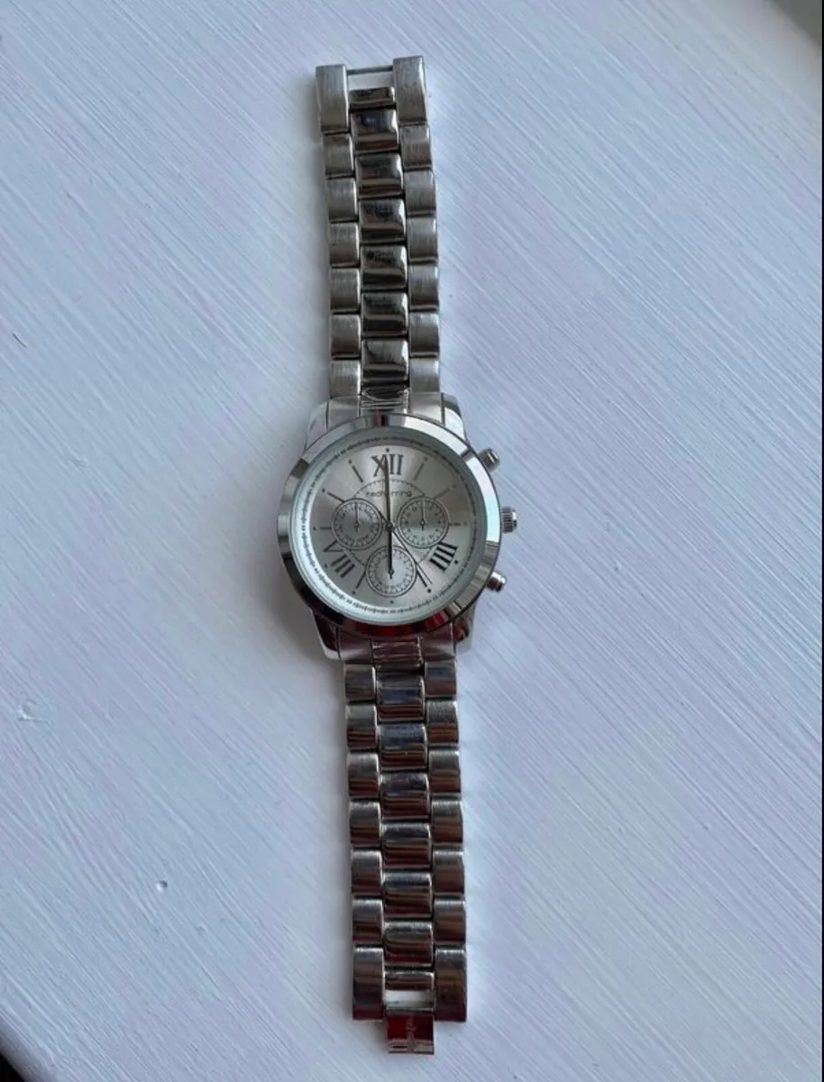 Red Herring unisex watch, silver, like new - Image 3