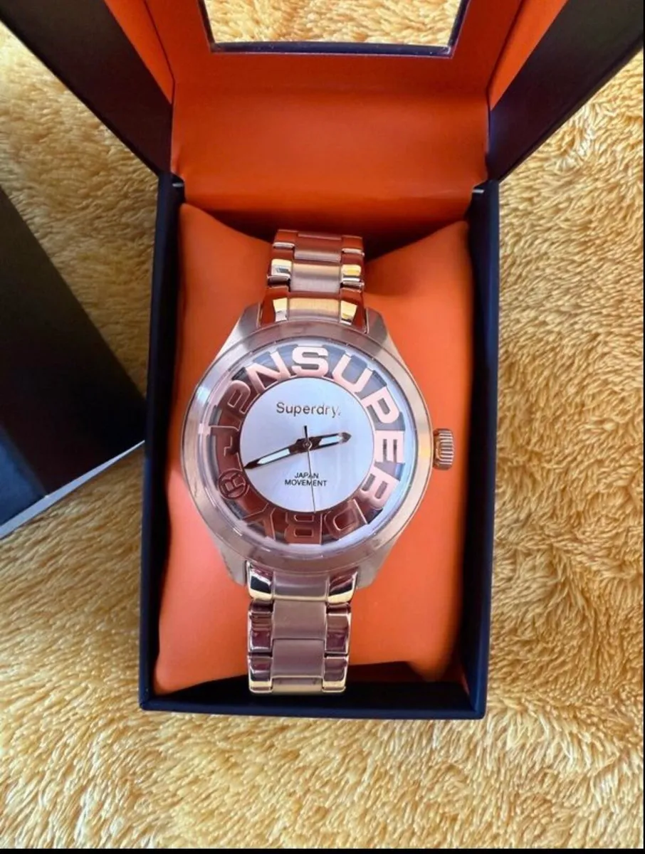 Brand new Superdry unisex rose gold watch - Image 1