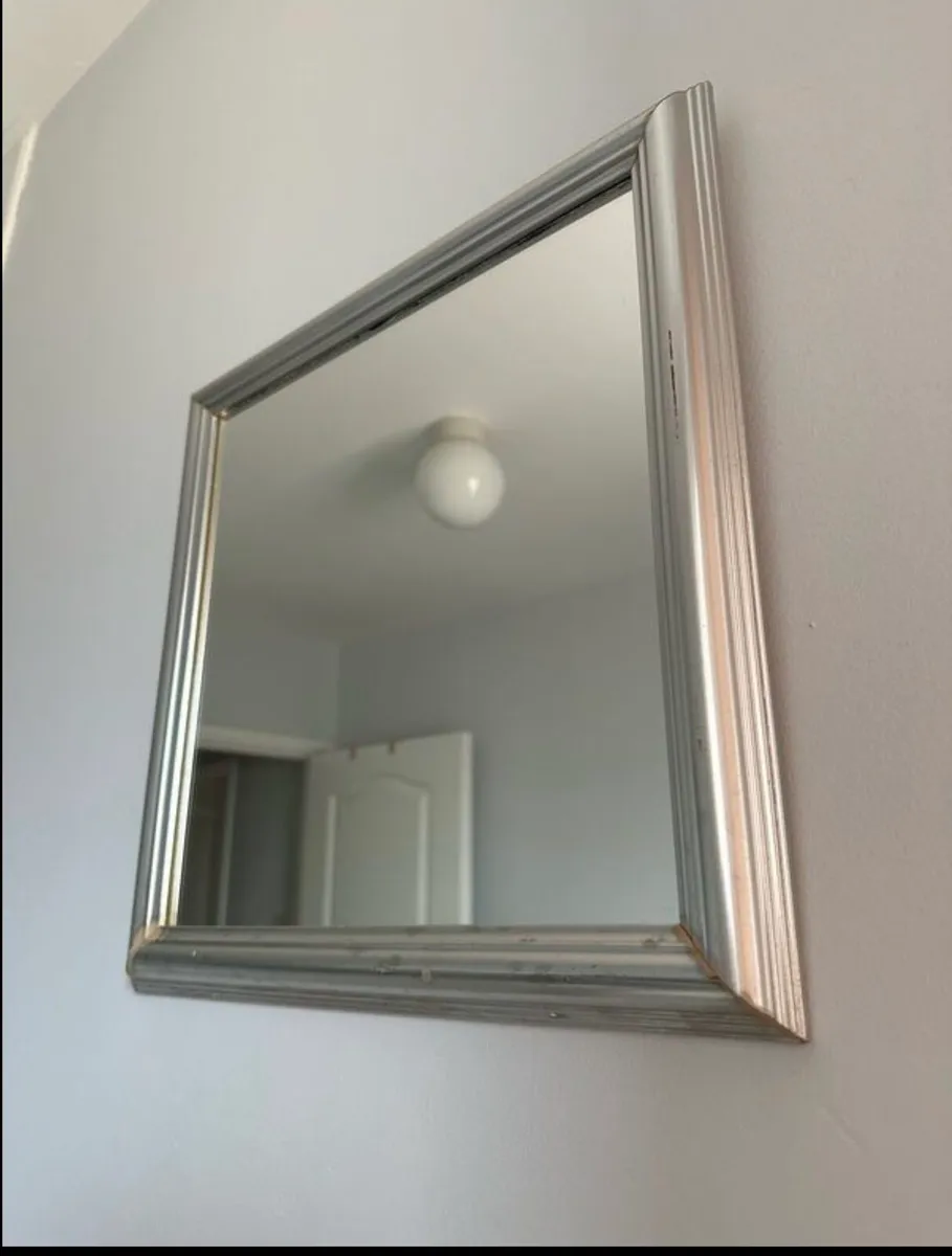 Wall mirror 36 x 36 cm. - Image 3