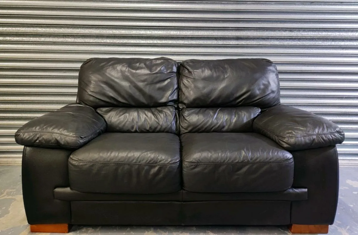 2+1 seater Italian leather sofa set🚚 - Image 2