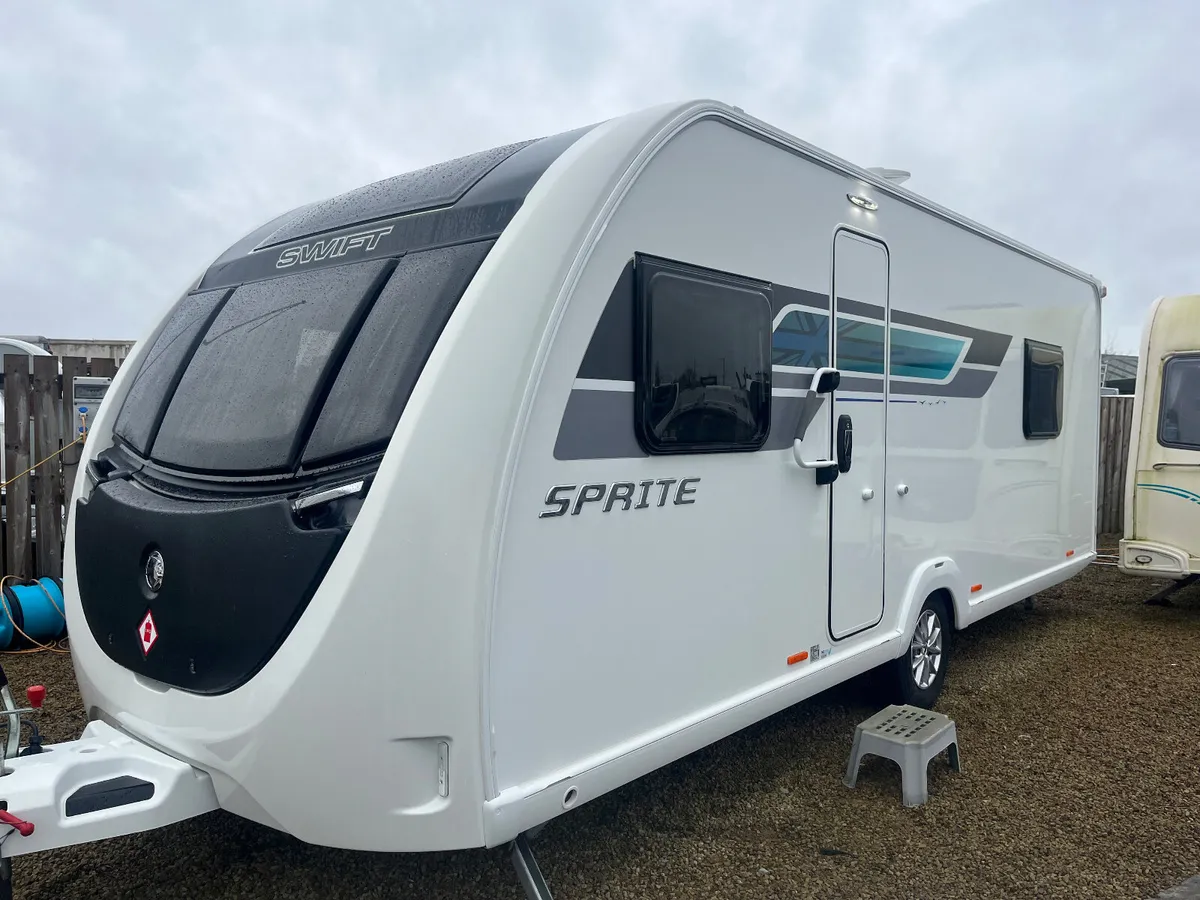 2023 SWIFT MAJOR 4 EB 4/5 BERTH ISLAND BED CARAVAN - Image 1