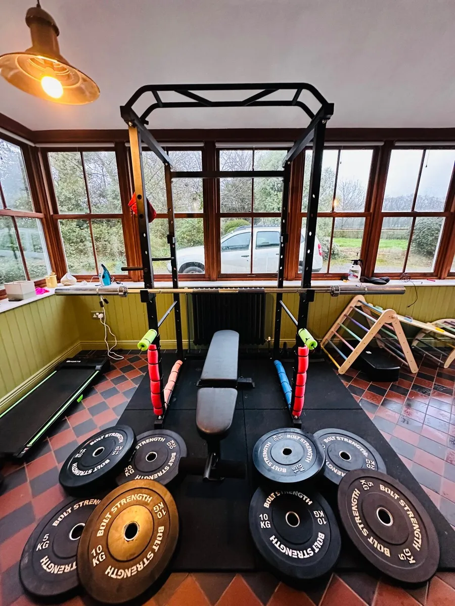Complete Home Gym Setup – Power Rack, 20 kg Barbel - Image 3