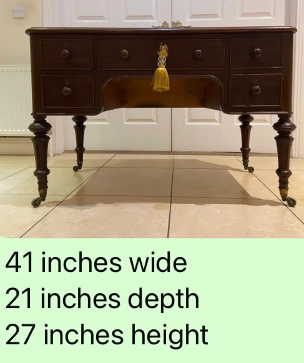 Antique writing desk - Image 3