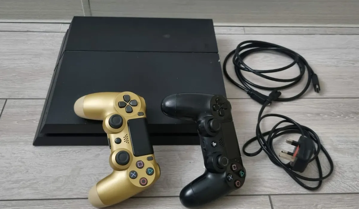 Playstation 4 with 2 controllers and Spiderman - Image 2