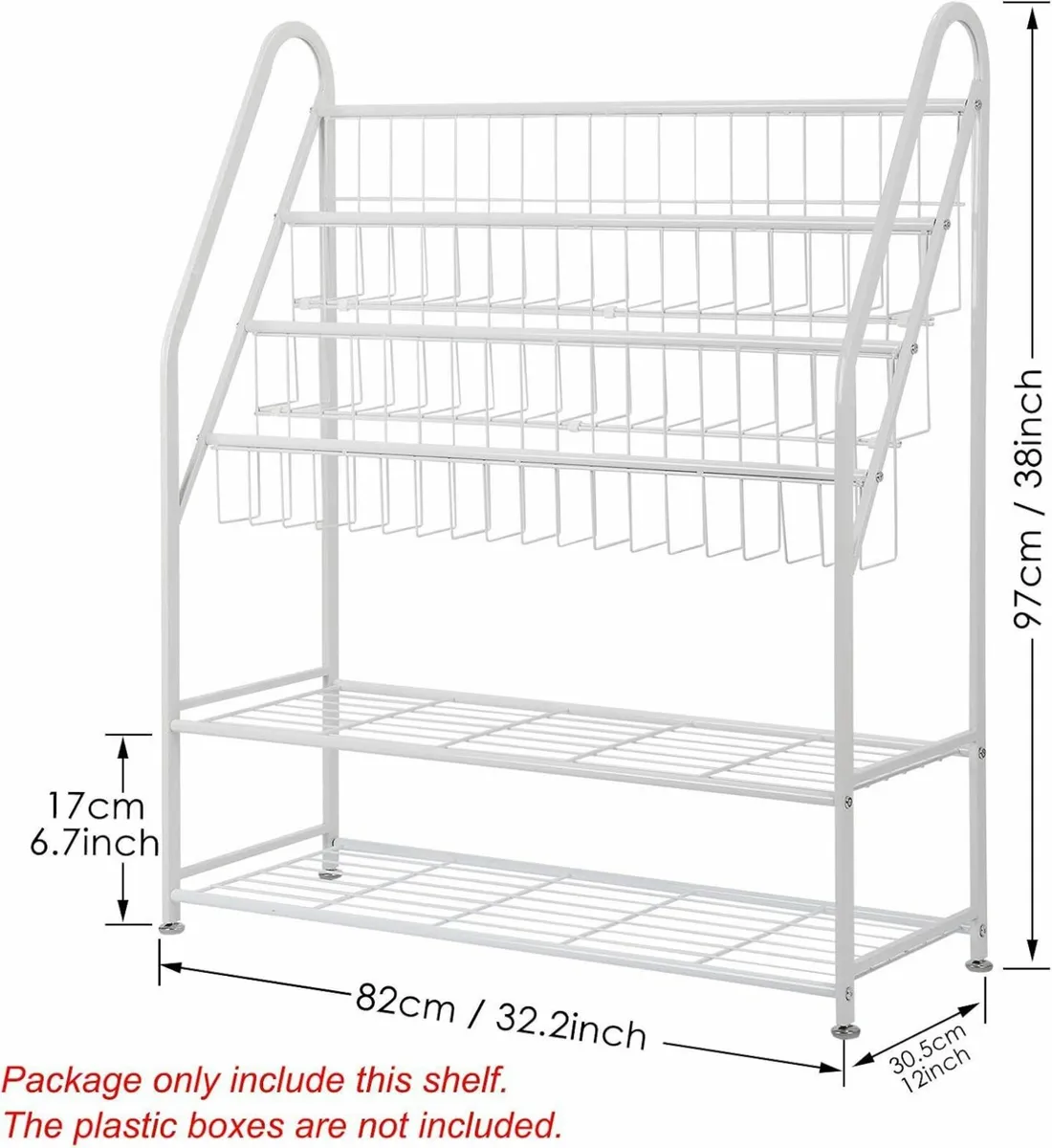 5 Tier Children's Book Organizer Kids and Toys - Image 2